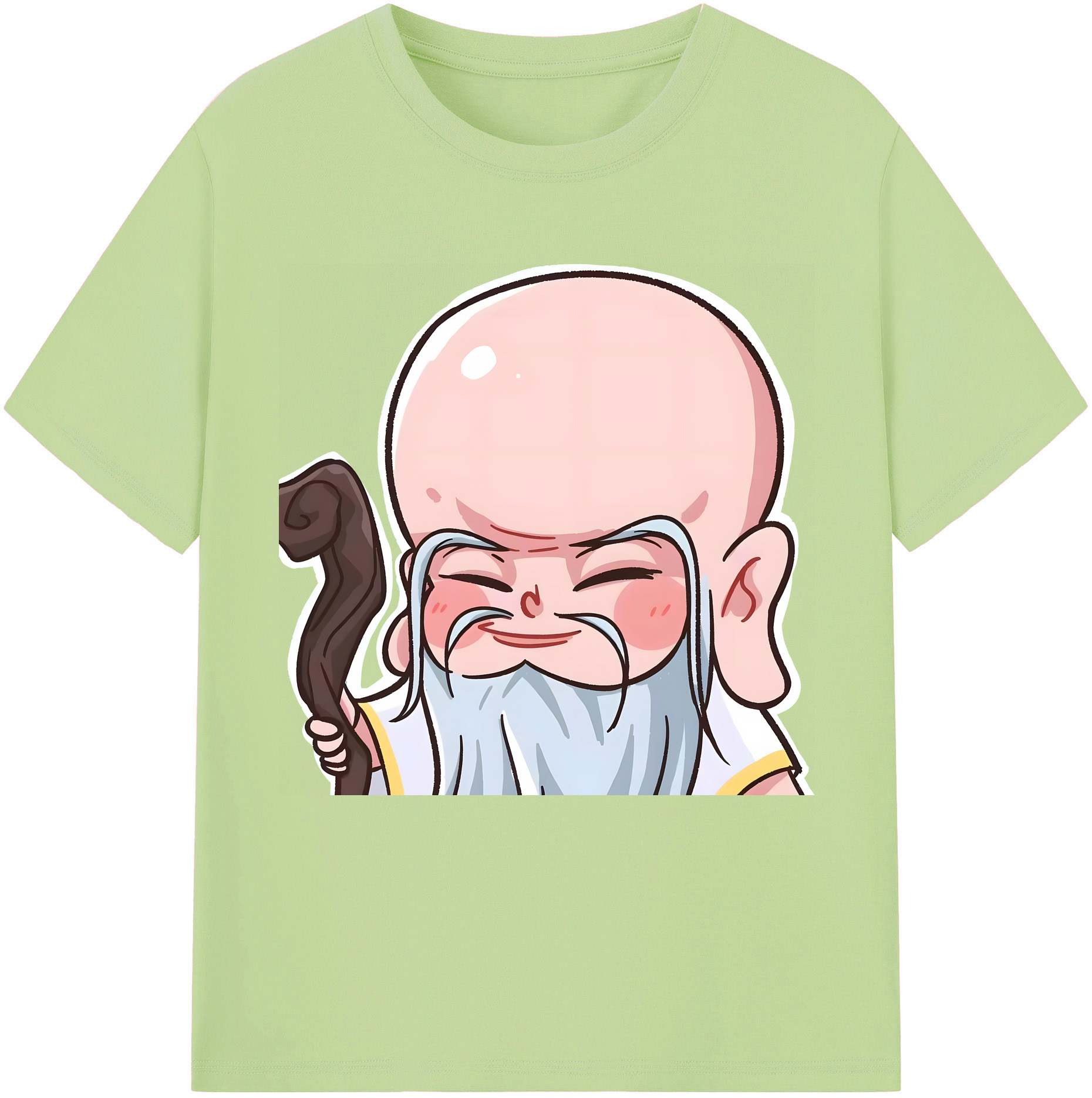 （画像用） Ne Zha 2 ナタ 魔童の大暴れ 綿100％半袖Tシャツ（フロントプリント）